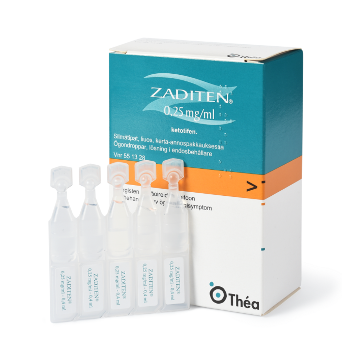 ZADITEN silmätipat, liuos, kerta-annospakkaus 0,25 mg/ml 20 x 0,4 ml kuva 2