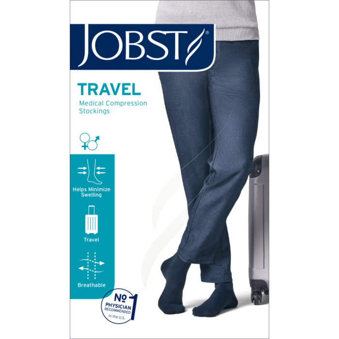 Jobst Travelsock Musta lk 1 koko 5 nro 45-46 1 pari kuva 3
