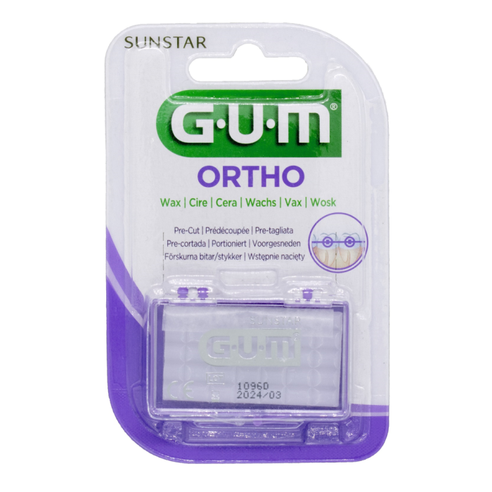 GUM Ortho Wax 723 kirkas 5 kpl kuva 4