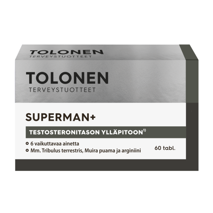 Tolonen Superman+ 60 tablettia
