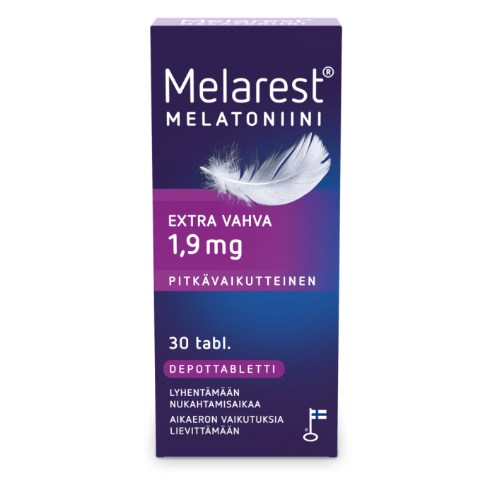 Melarest 1,9 mg Pitkävaikutteinen 30 TABL kuva 2