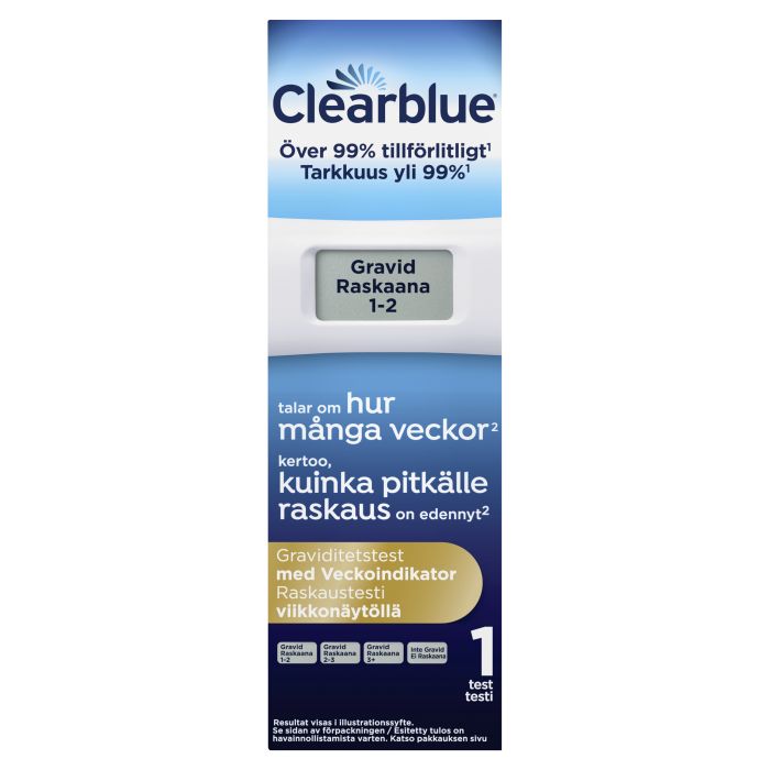 Clearblue digitaalinen raskaustesti, viikkonäyttö 1 kpl kuva 3