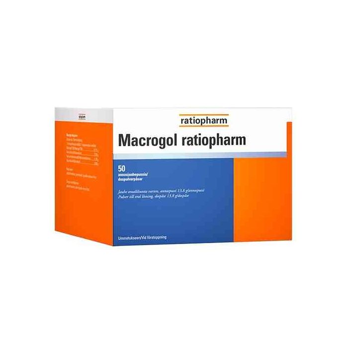 Macrogol ratiopharm annospussi 13,8 g 50 kpl kuva 2