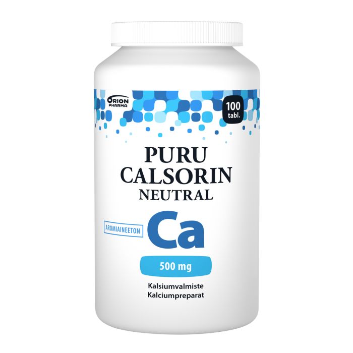 PURU CALSORIN NEUTRAL 500 MG 100 PURUTABL kuva 2