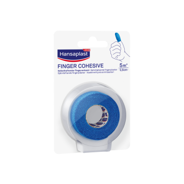 Hansaplast Finger Cohesive Blue 5mX2,5cm 1 kpl