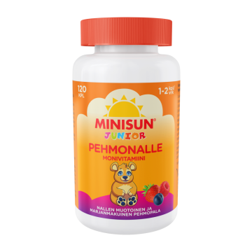 Minisun Monivitamiini Pehmonalle Marjaisa jr 120 kpl