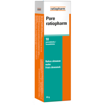 Pore ratiopharm 10 poretablettia