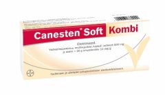 CANESTEN SOFT KOMBI emulsiovoide + emätinpuikko, kapseli pehmeä 500 mg + 10 mg/g 1 + 20 g