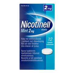 NICOTINELL MINT 2 mg imeskelytabl 12 fol