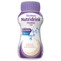 Nutridrink Protein 2.0 aprikoosi 4X200 ml