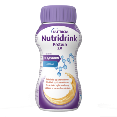 Nutridrink Protein 2.0 suklaa-karamelli 4X200 ml