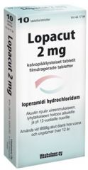LOPACUT 2 mg tabl, kalvopääll 10 fol